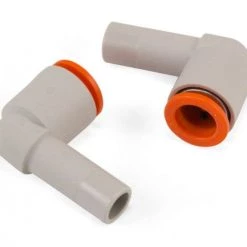 Plug-in Elbow - 3/8" Stem X 3/8" PTC - NON DOT - SMC #KQ2L11-99A - Air Lift Performance 21046
