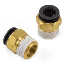 ENGINE Straight Male – 1/2″ MNPT X 1/2″ PTC – DOT – SMC # KV2H13-37S - Air Lift Performance 21369