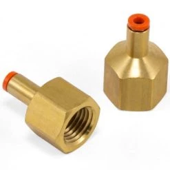 Straight Female - 1/4" FNPT - 1/8" PTC - Non Dot - SMC #KQ2F01-35A - Air Lift Performance 21759