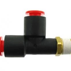 ENGINE Run Tee - Male 1/8" NPT X 1/4" Tube X 1/4" Tube - Air Lift Performance 21841