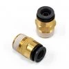 Straight Male - 3/8" MNPT X 3/8" PTC - DOT - SMC #KV2H11-36S - Air Lift Performance 21864