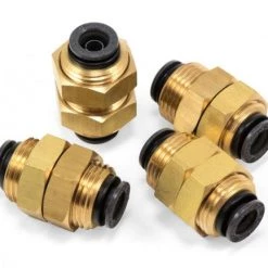 Bulkhead Union - 3/8" PTC X 3/8" PTC - DOT - SMC #KV2E11-00 - Air Lift Performance 22653