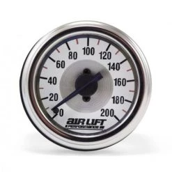 Single Needle Gauge - 200 PSI - Air Lift Performance 26227