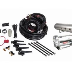 3H [3/8" Air Line, 5 Gallon Polished Tank, ViAir 444C Compressor] - Air Lift Performance 27798 ENGINE
