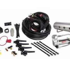 3H [3/8" Air Line, 4 Gallon 7-Port Polished Tank, ViAir 444C Compressor] - Air Lift Performance 27799