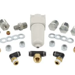 Pancake Tank Fitting Pack With 1/4" Lines - Air Lift Performance 33181