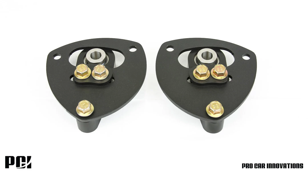 SUSPENSION PCI RACING - TH-RSX-F1 (Strut Adjustable Camber Plus Caster Spherical Front Top Hat Set 02-06 DC5/RSX 01-05 Civic) 3 SUSPENSION PCI RACING - TH-RSX-F1 (Strut Adjustable Camber Plus Caster Spherical Front Top Hat Set 02-06 DC5/RSX 01-05 Civic)