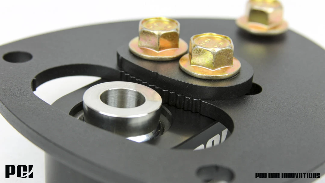 SUSPENSION PCI RACING - TH-RSX-F1 (Strut Adjustable Camber Plus Caster Spherical Front Top Hat Set 02-06 DC5/RSX 01-05 Civic) 5 SUSPENSION PCI RACING - TH-RSX-F1 (Strut Adjustable Camber Plus Caster Spherical Front Top Hat Set 02-06 DC5/RSX 01-05 Civic)