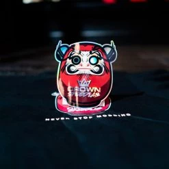 Crown Speedlab Red Daruma Sticker