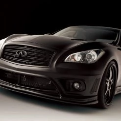 AEROKITS Varis Carbon Front Bumper Extension For 2011-19 Infiniti M37 [Y51] Vani-053