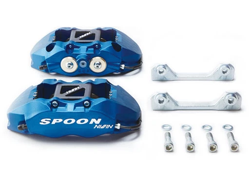 AEROKITS Spoon 4-pot Mono-Block Caliper Set - EK9, DC2R'98, FN2, ZF1, CL7 3 AEROKITS Spoon 4-pot Mono-Block Caliper Set - EK9, DC2R'98, FN2, ZF1, CL7