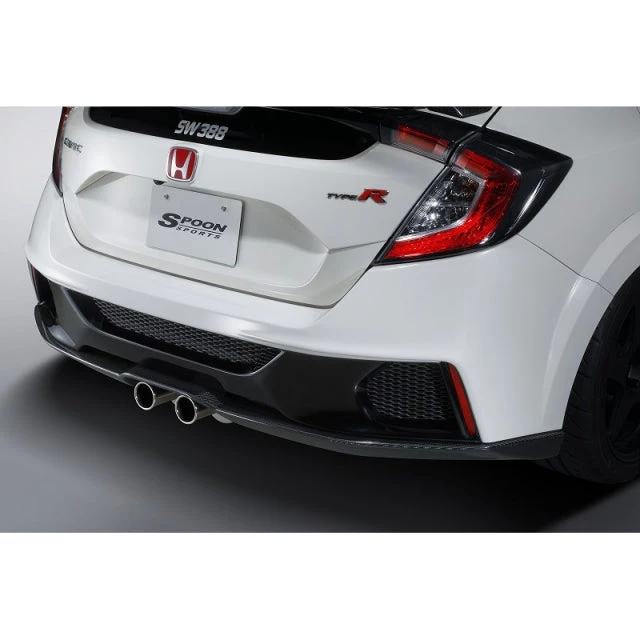 Spoon Rear Aero Bumper (FRP/FRP) - Honda Civic Type R FK8 2017+ 4 Spoon Rear Aero Bumper (FRP/FRP) - Honda Civic Type R FK8 2017+