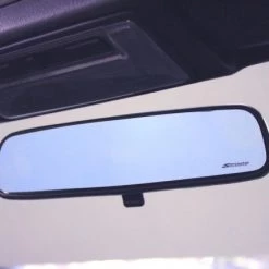 VEHICLE SPECIFIC Spoon Sports Blue Wide Rear View Mirror - Acura TSX CL7,EP3(later),Honda Civic FD2,FN2,GE8